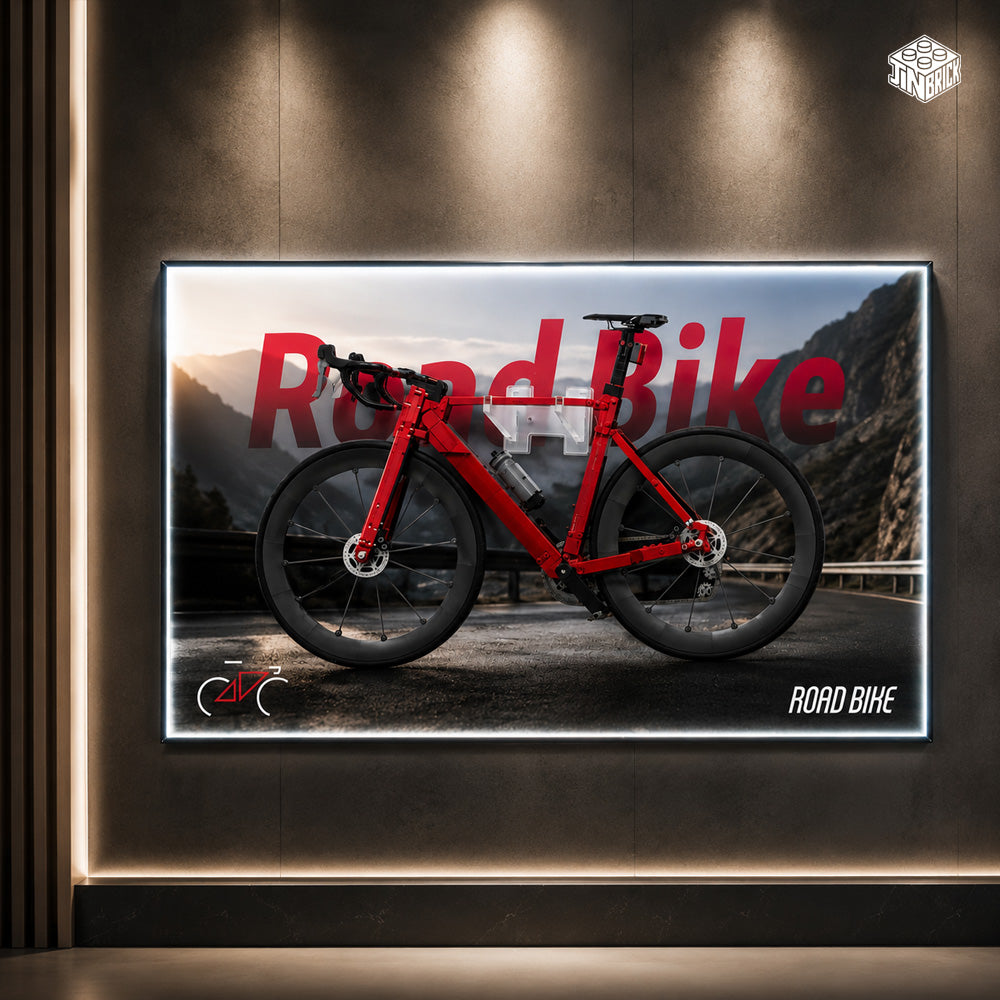 Wall Display Frame For LEGO  Icons 11380 Road Bike