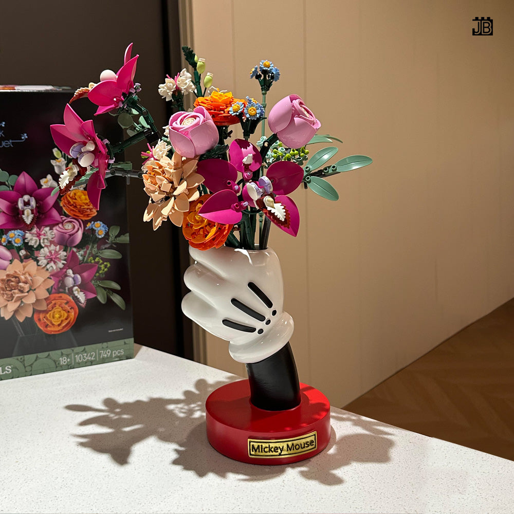 Display Vase for Lego Bouquet Flowers