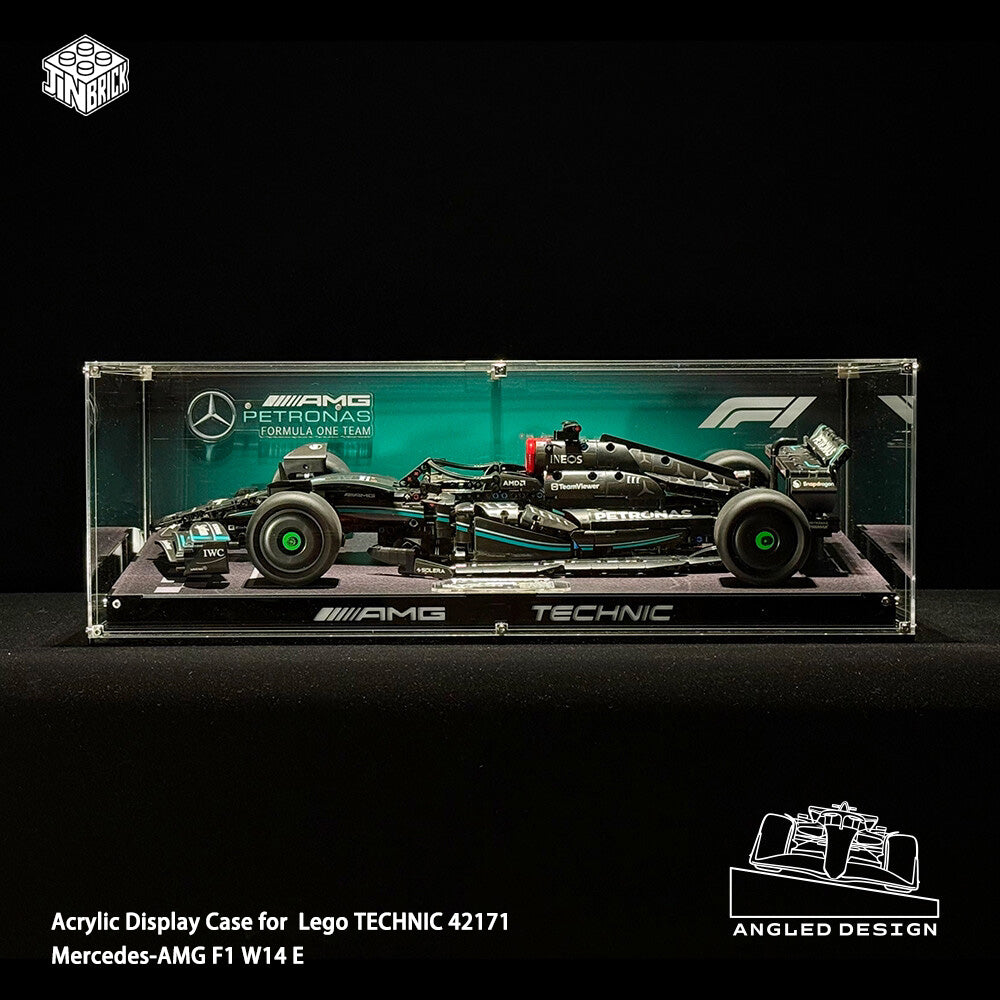 Acrylic Display Case for Lego TECHNIC 42171 Mercedes-AMG F1 W14 E