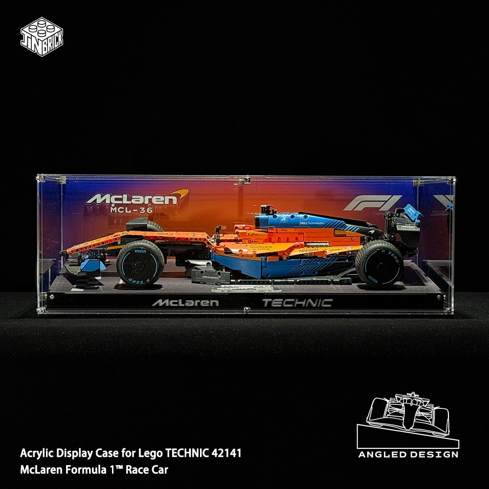 Acrylic Display Case for Lego TECHNIC 42141 McLaren Formula 1™ Race Car
