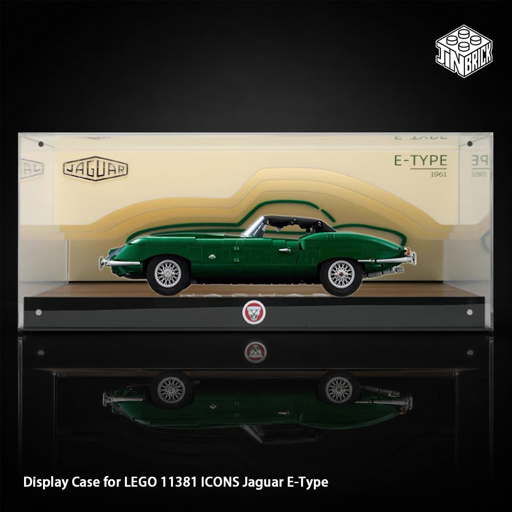 【Premium】Display Case for LEGO 11381 Jaguar E-Type