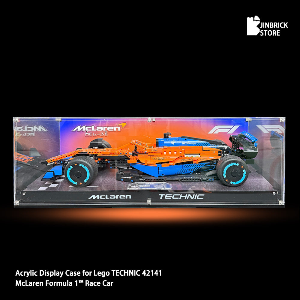 【Premium】Acrylic Display Case for Lego TECHNIC Formula 1™ Mclaren F1 /Ferrari F1 /RedBull F1 /Mercedes F1