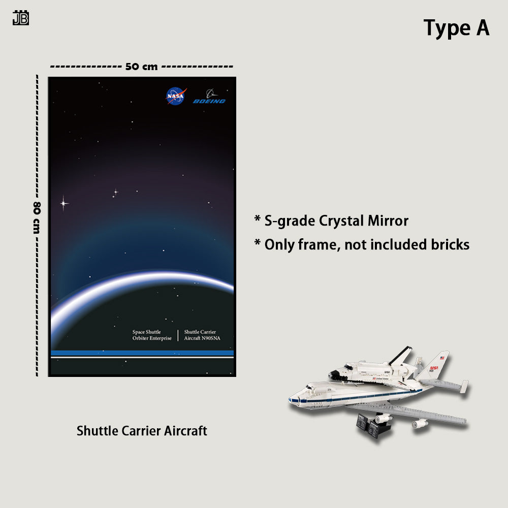 Wall Display for 10360 LEGO®NASA Shuttle Carrier Aircraft