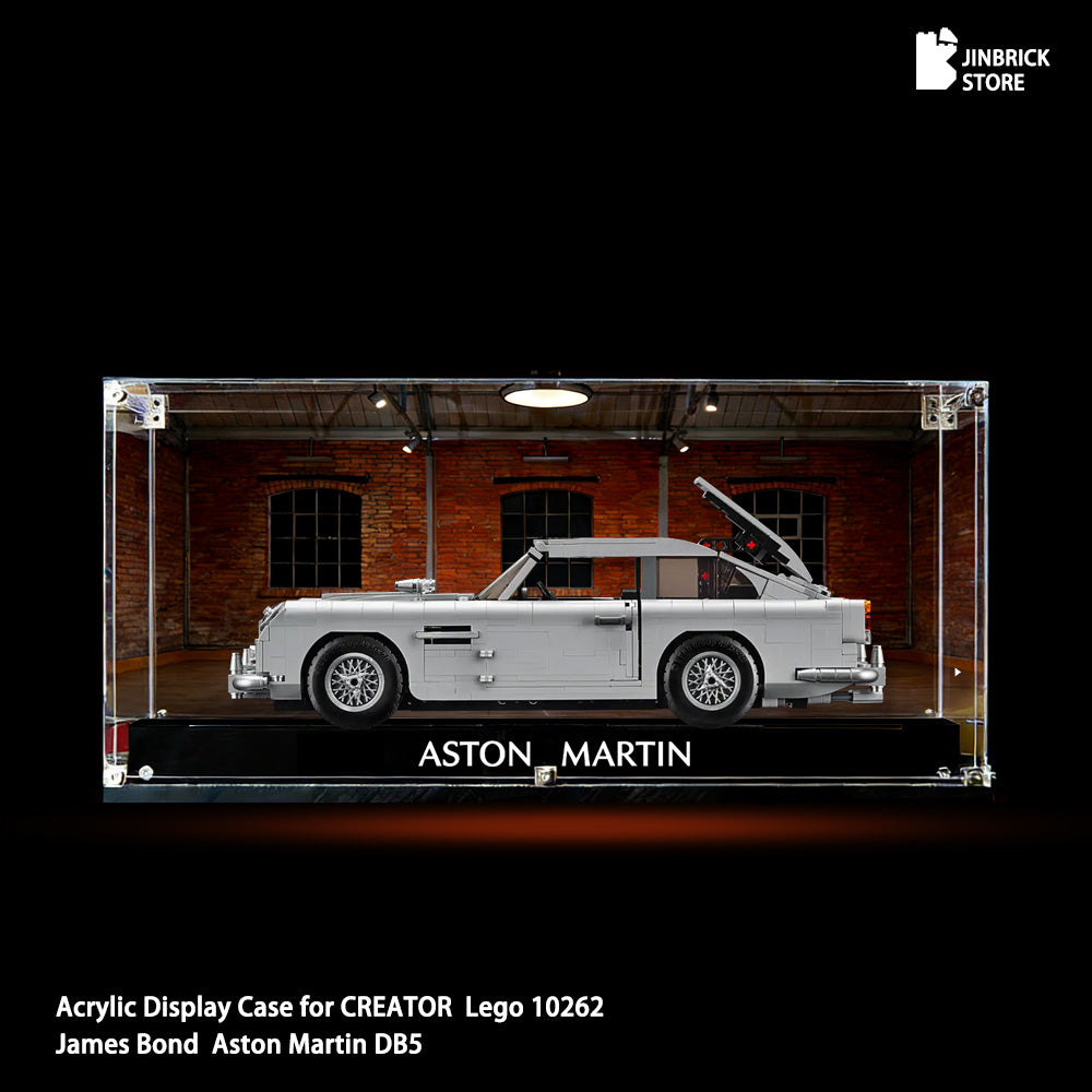 Acrylic Display Case For 10330 LEGO® CEARTOR 10262 James Bond Aston Martin DB5