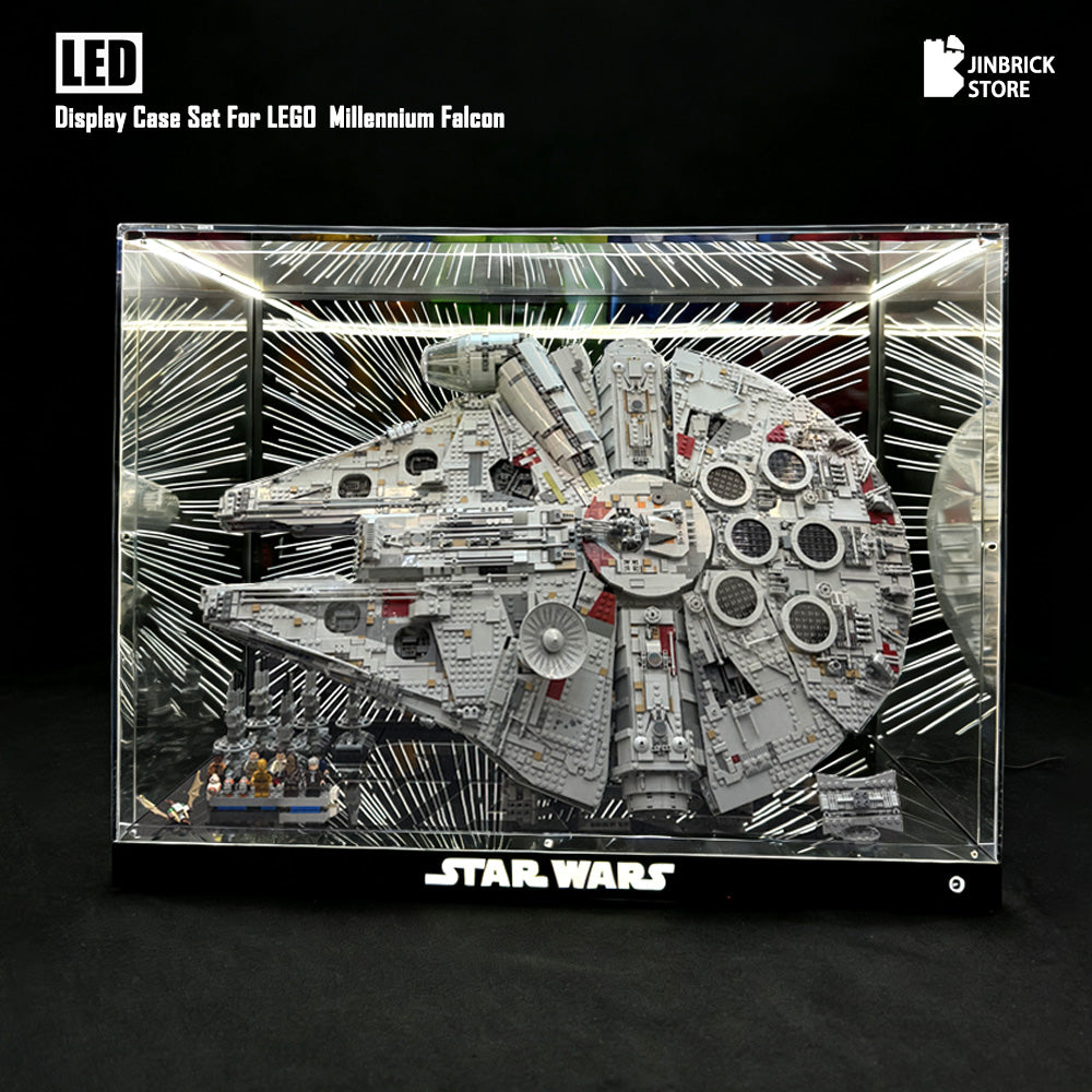【Premium】LED Display Case For UCS LEGO StarWars 75192  Millennium Falcon