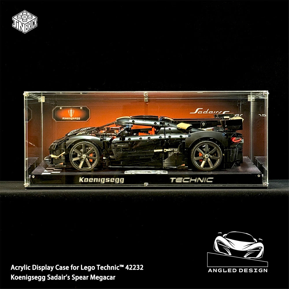 Acrylic Display Case for Lego Technic™ 42232  Koenigsegg Sadair's Spear Megacar