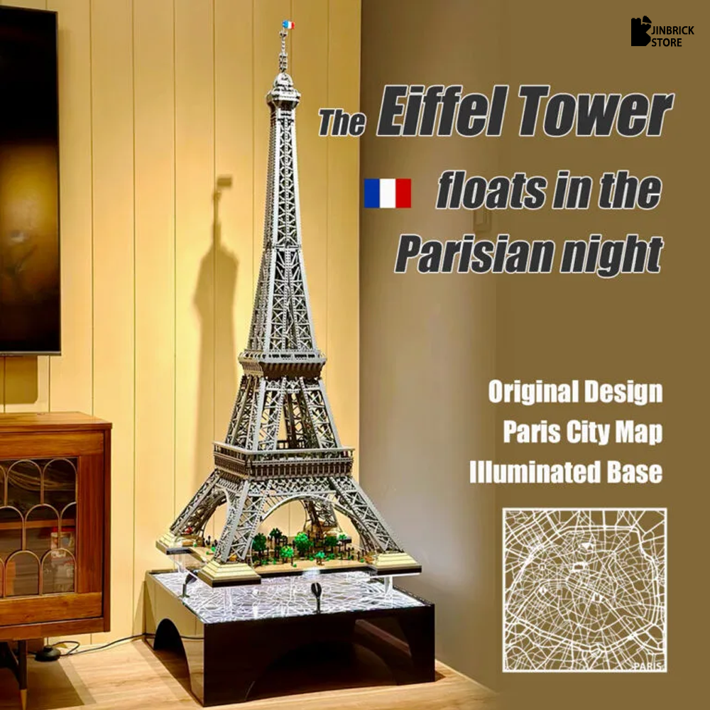 【Premium】LED Display Base for LEGO 10307 Eiffel Tower
