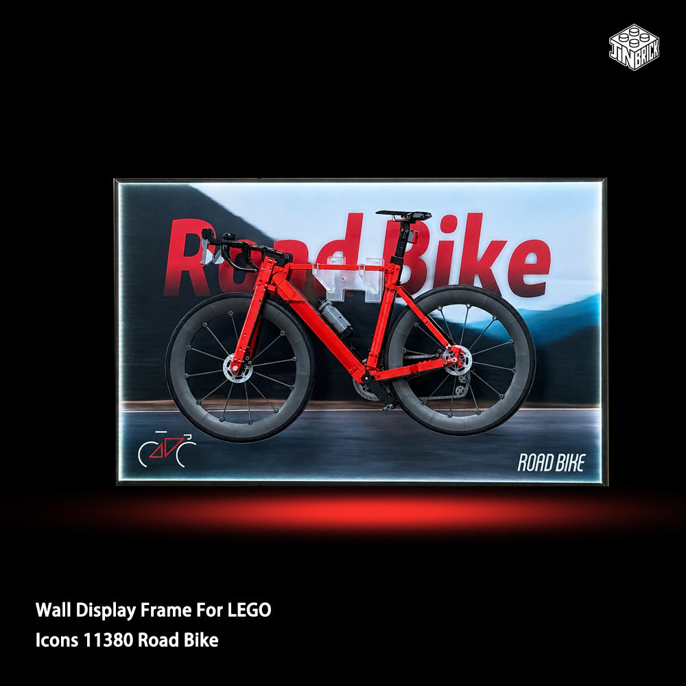 Wall Display Frame For LEGO  Icons 11380 Road Bike