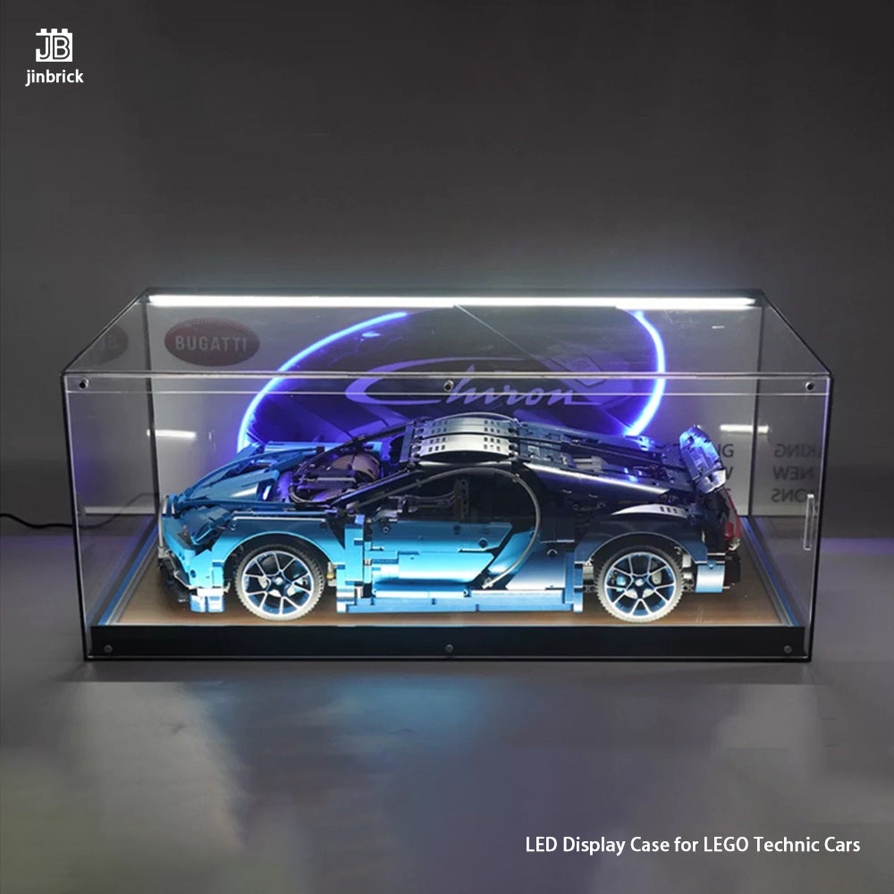 【Premium】LED Display Case for LEGO TECHNIC Cars