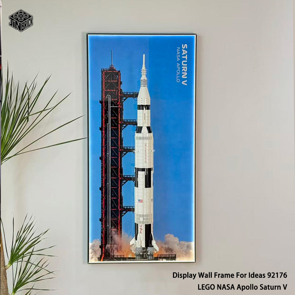 Display Frame for LEGO® Ideas 92176 NASA Apollo Saturn V