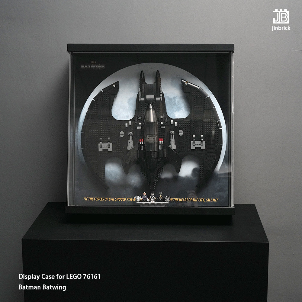 【Premium】Lighting Display Case for LEGO 76161 Batman Batwing
