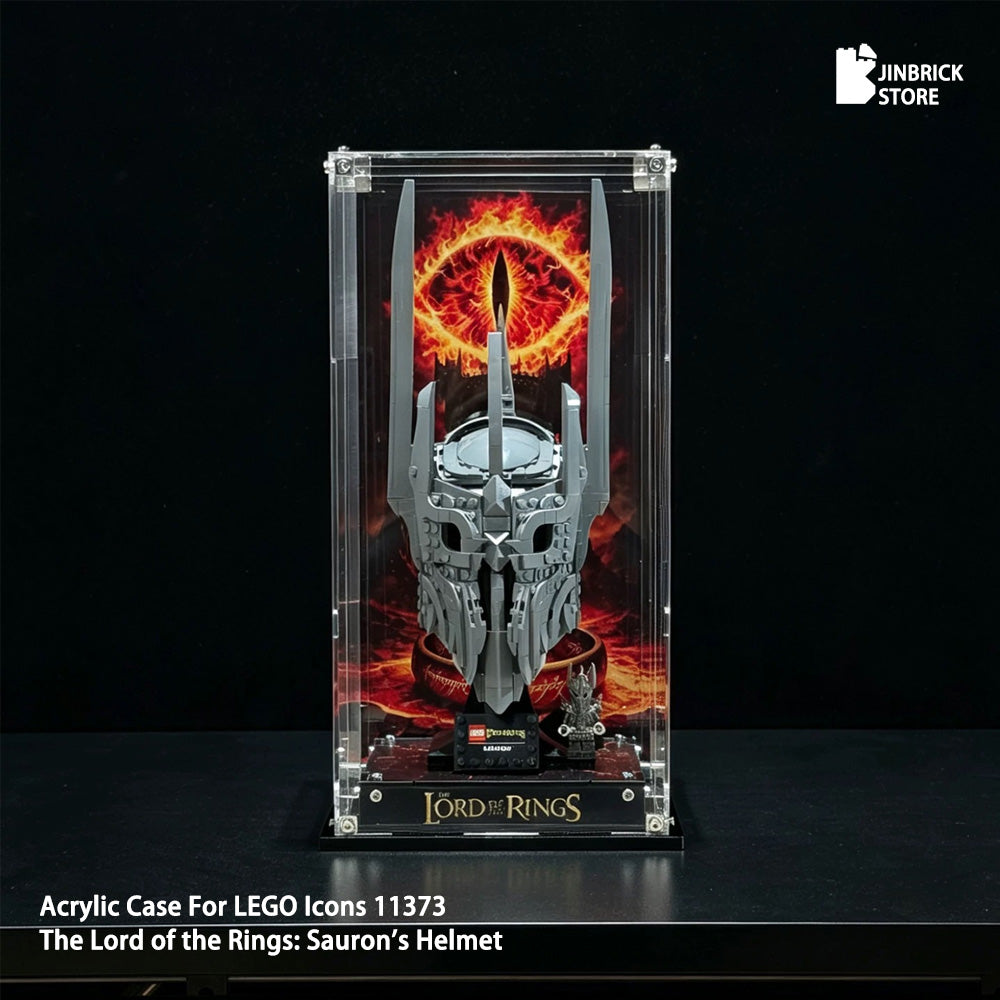 Acrylic Case For LEGO Icons 11373 The Lord of the Rings: Sauron's Helmet