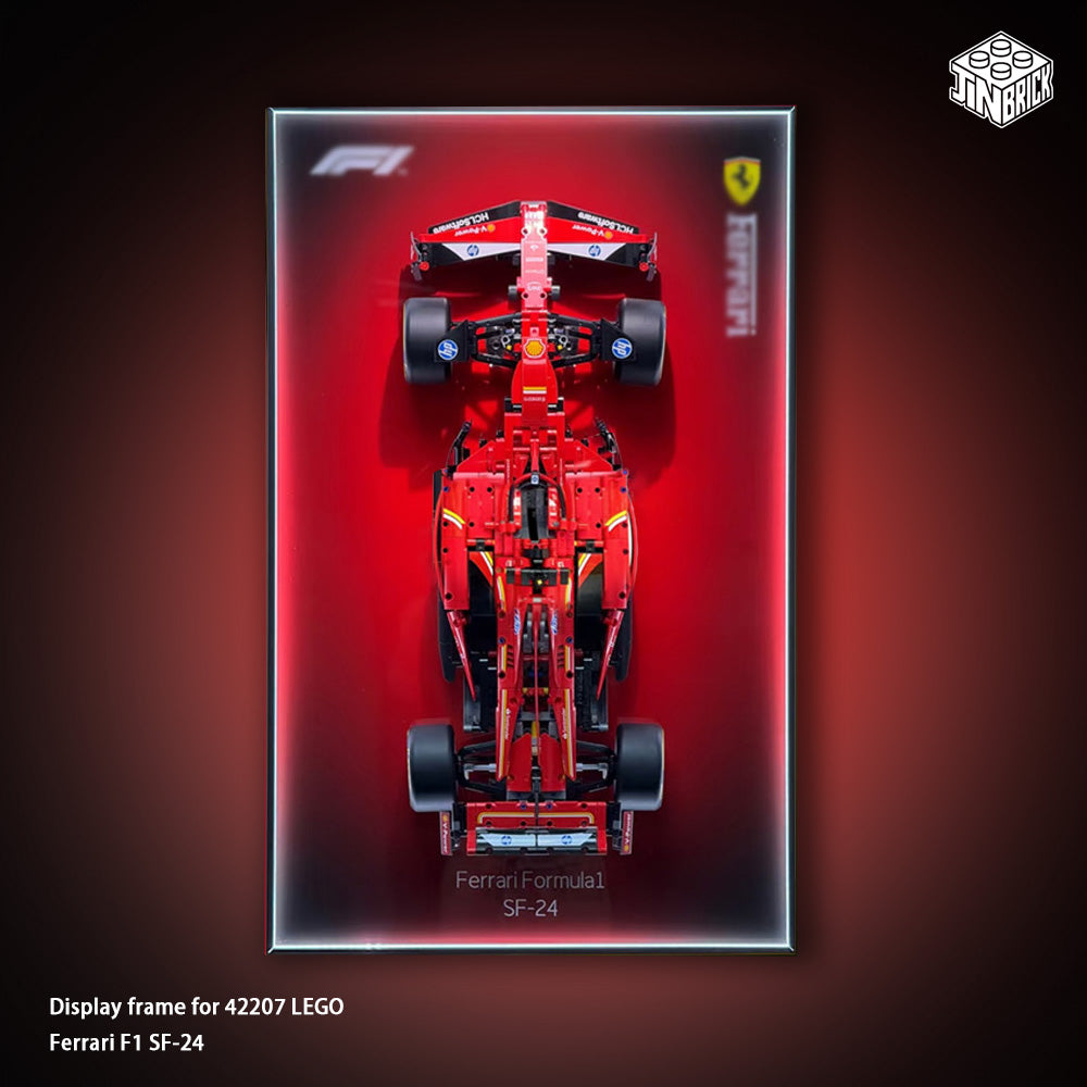Display Frame for LEGO® F1 Technic 42207 Ferrari SF24