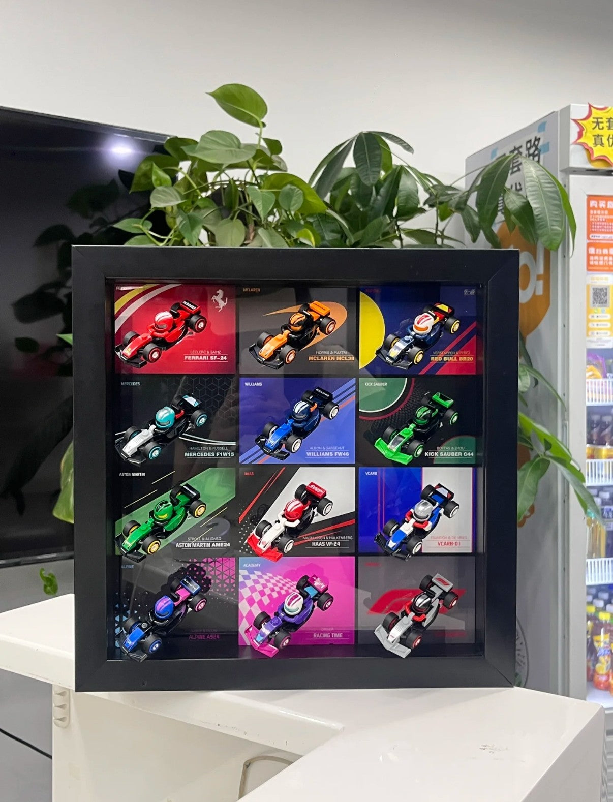 Big Display Case For LEGO® 71049 F1® Collectible Race Cars
