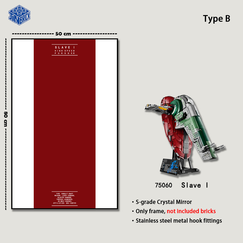 Wall frame for LEGO® Star Wars™ UCS 75060 Slave I