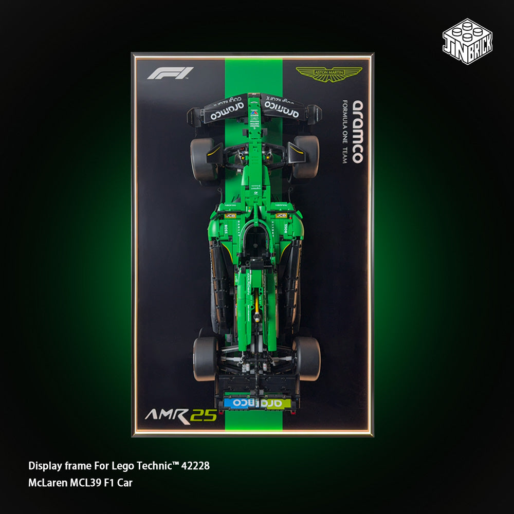 Wall Display for 42240 LEGO® Technic™  Aston Martin Aramco AMR25 F1® Car