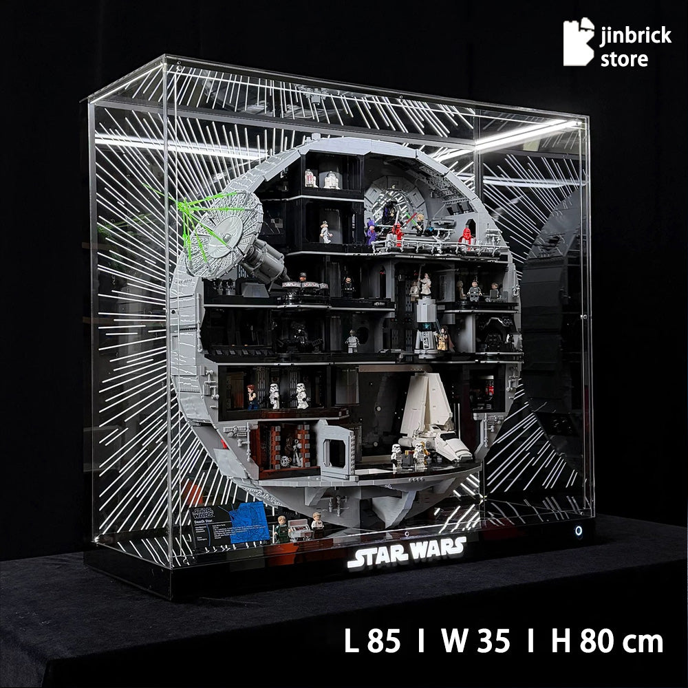 【Premium】LED Display Case For LEGO 75419 STARWARS DEATH STAR