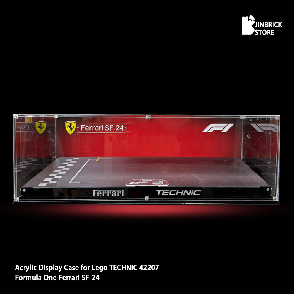 【Premium】Acrylic Display Case for Lego TECHNIC 42207 Ferrari SF-24 F1