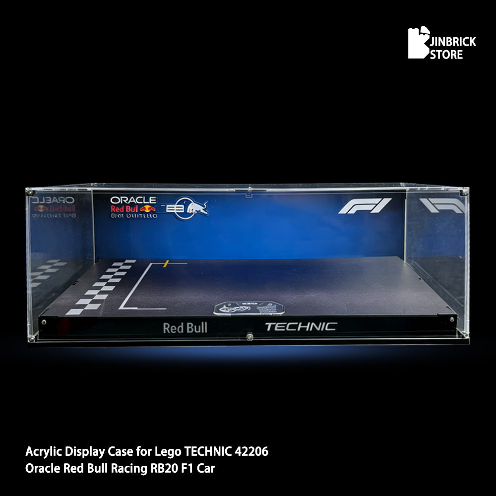【Premium】Acrylic Display Case for Lego TECHNIC 42206 Oracle Red Bull Racing RB20 F1 Car