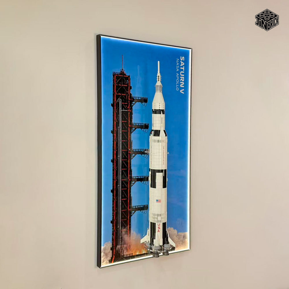 Display Frame for LEGO® Ideas 92176 NASA Apollo Saturn V