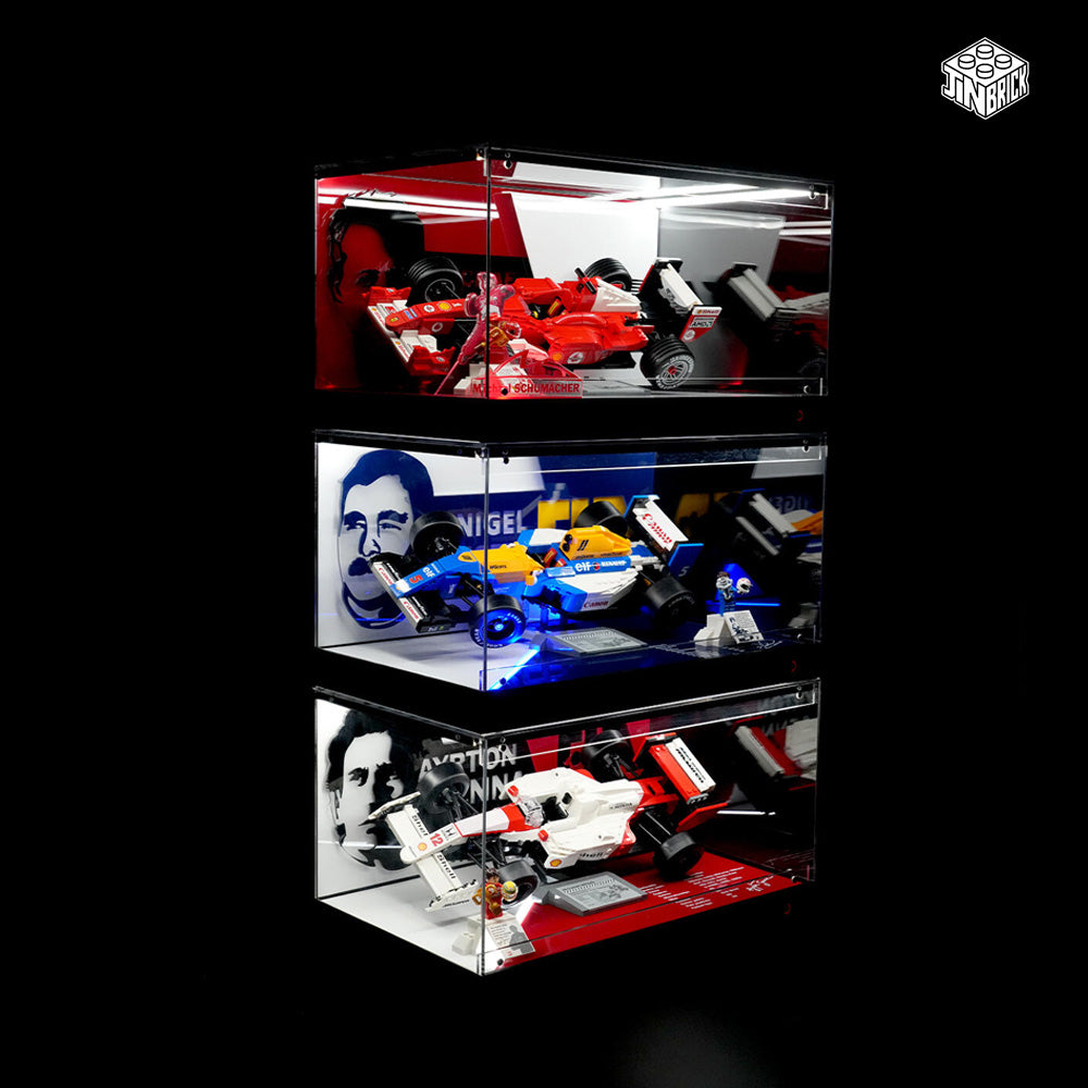 【Premium】LED Display Case for LEGO® Icons F1