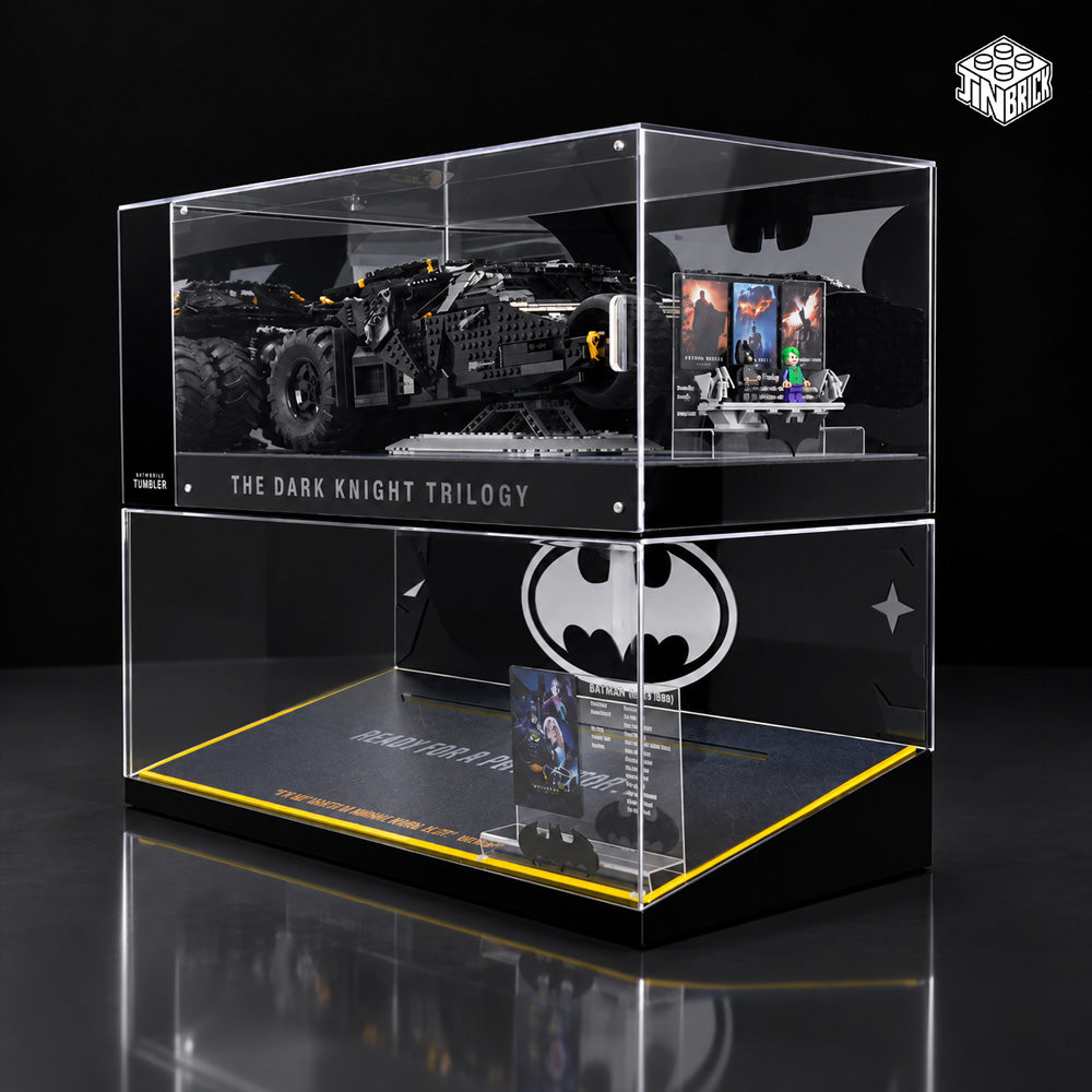 Display Case For LEGO® Batmobile Tumbler / 1989 Batmobile (76139 / 76240 )