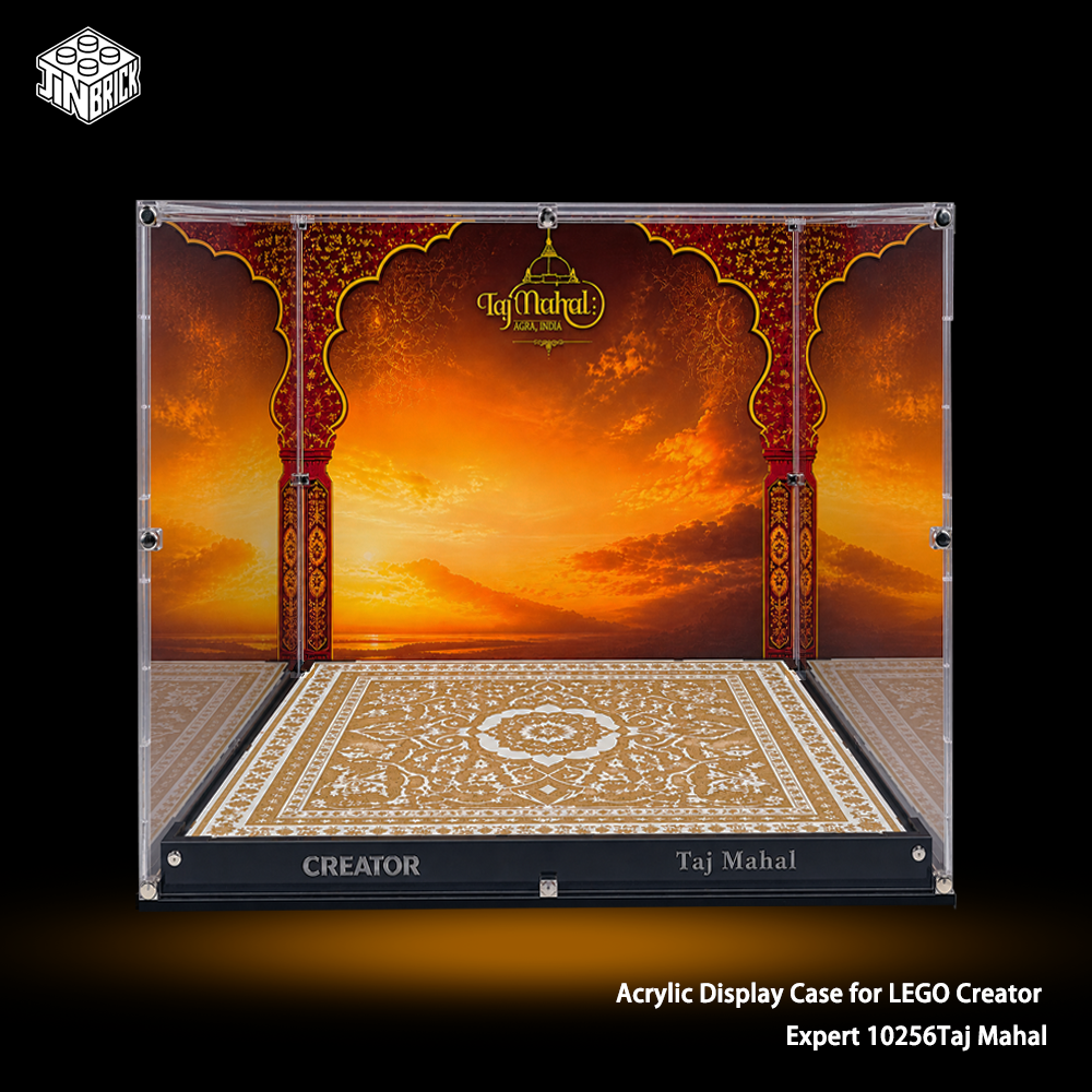 Acrylic Display Case for LEGO Creator Expert 10256 Taj Mahal
