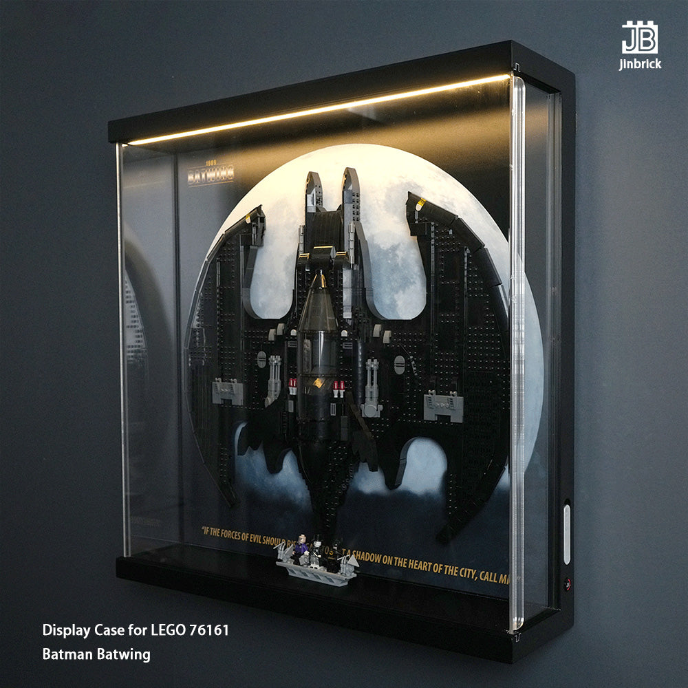 【Premium】Lighting Display Case for LEGO 76161 Batman Batwing