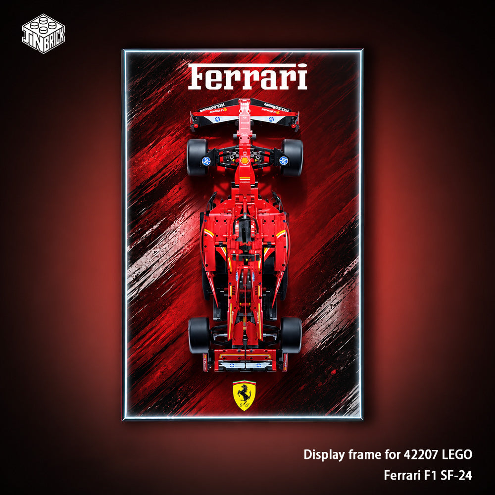 Display Frame for LEGO® F1 Technic 42207 Ferrari SF24