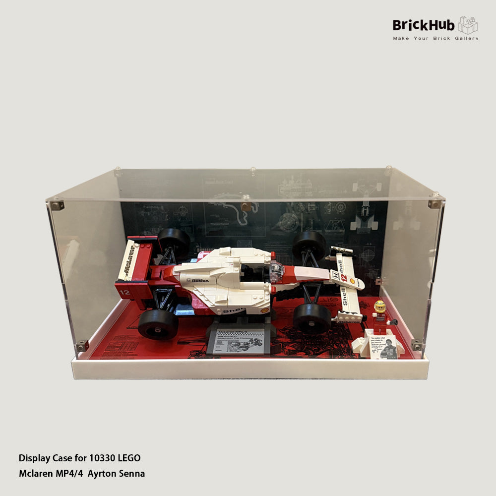 Display Case For 10330 LEGO® Icons McLaren MP4/4 Senna