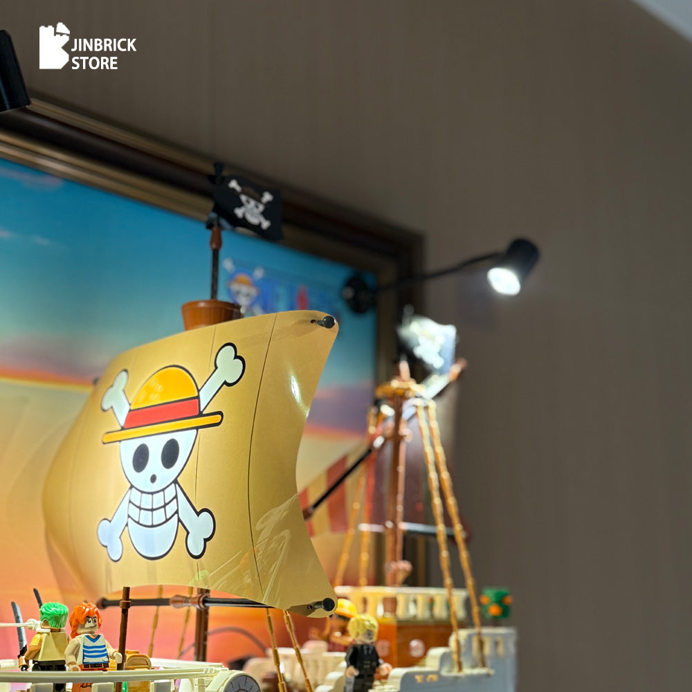 Premium Wood Frame for Lego One Piece 75639 The Going Merry Pirate Ship