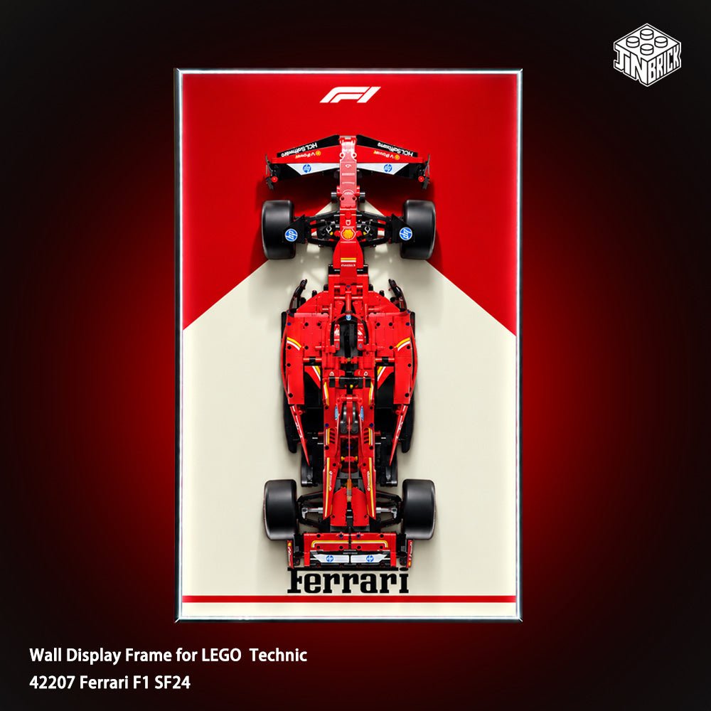 Display Frame for LEGO® F1 Technic 42207 Ferrari SF24