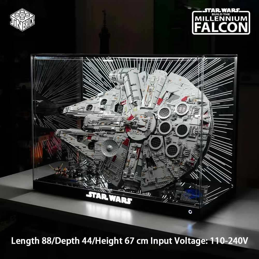 【Premium】LED Display Case For UCS LEGO StarWars 75192  Millennium Falcon