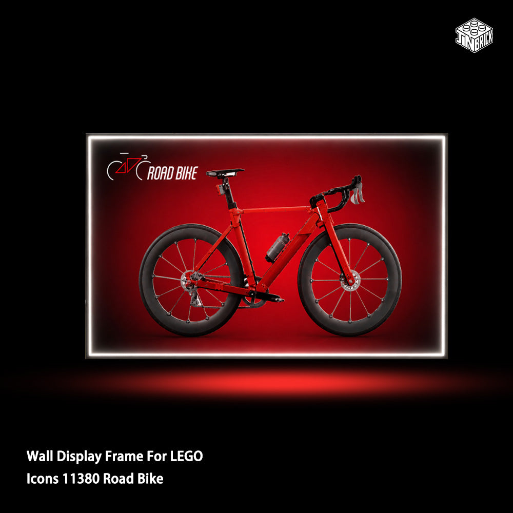 Wall Display Frame For LEGO  Icons 11380 Road Bike