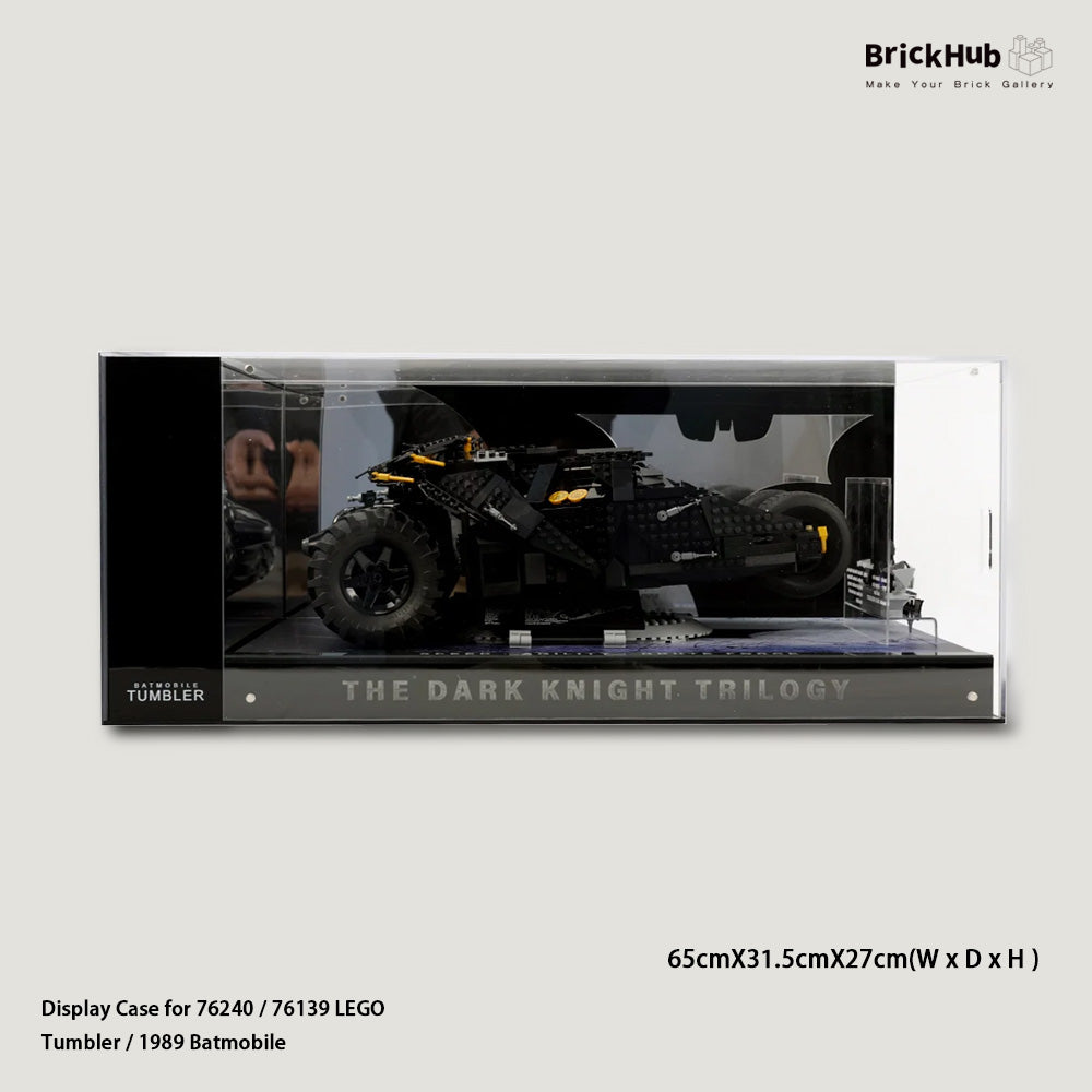 Display Case For LEGO® Batmobile Tumbler / 1989 Batmobile (76139 / 76240 )