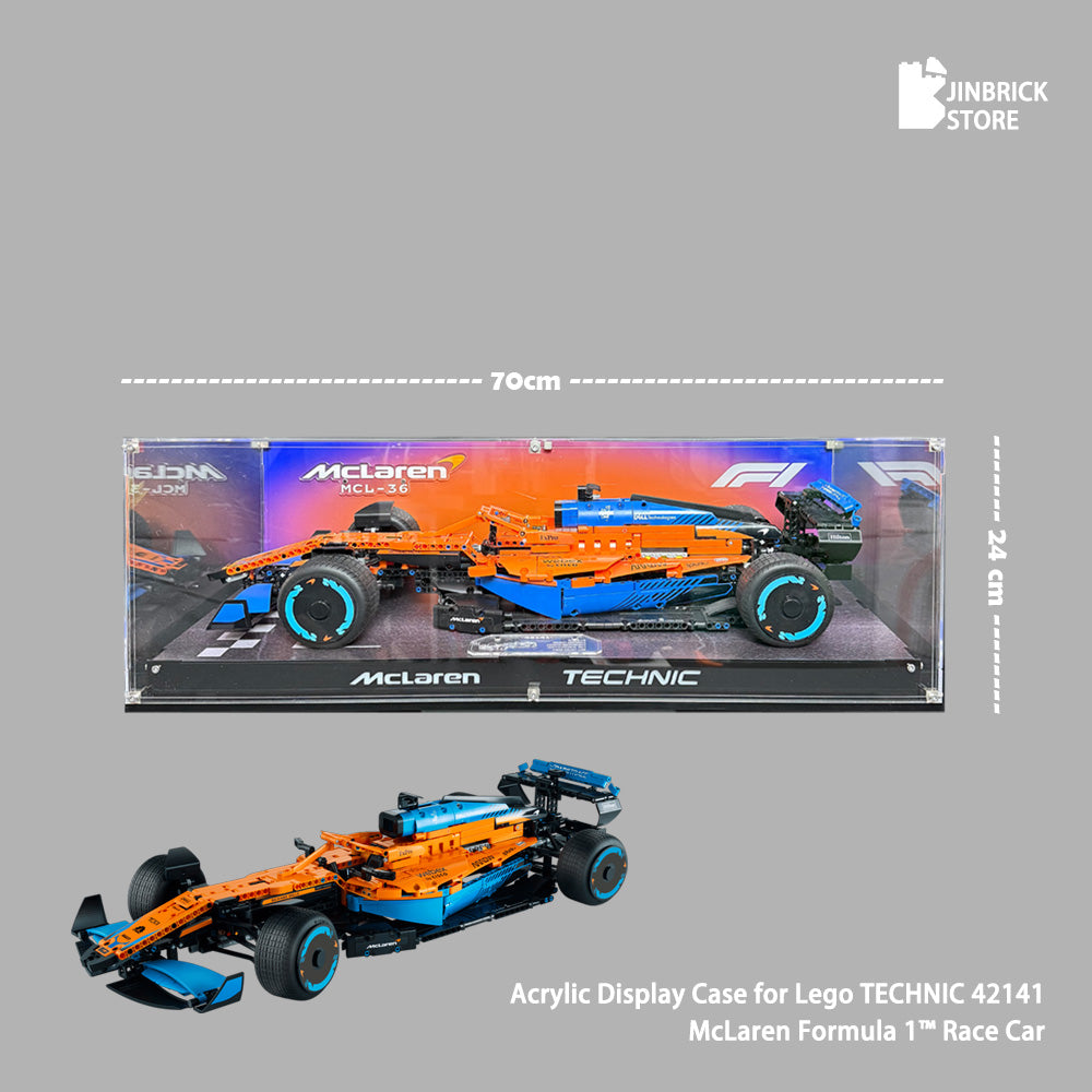 【Premium】Acrylic Display Case for Lego TECHNIC 42141 McLaren Formula 1™ Race Car