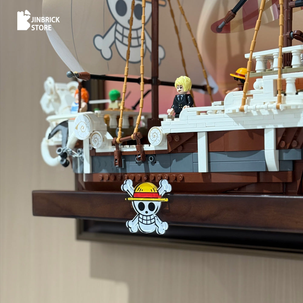 Premium Wood Frame for Lego One Piece 75639 The Going Merry Pirate Ship