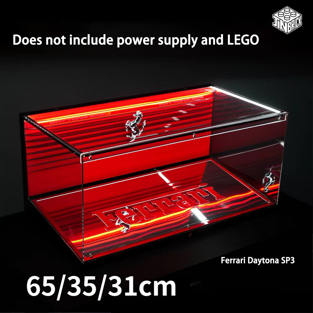 【Premium】LED Display Case for LEGO TECHNIC Cars