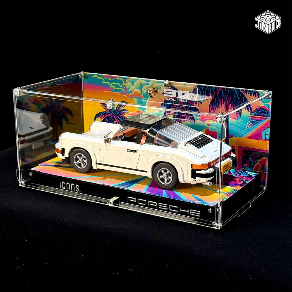 Display Case for LEGO ICONS 10295 Turbo or Targa Porsche 911