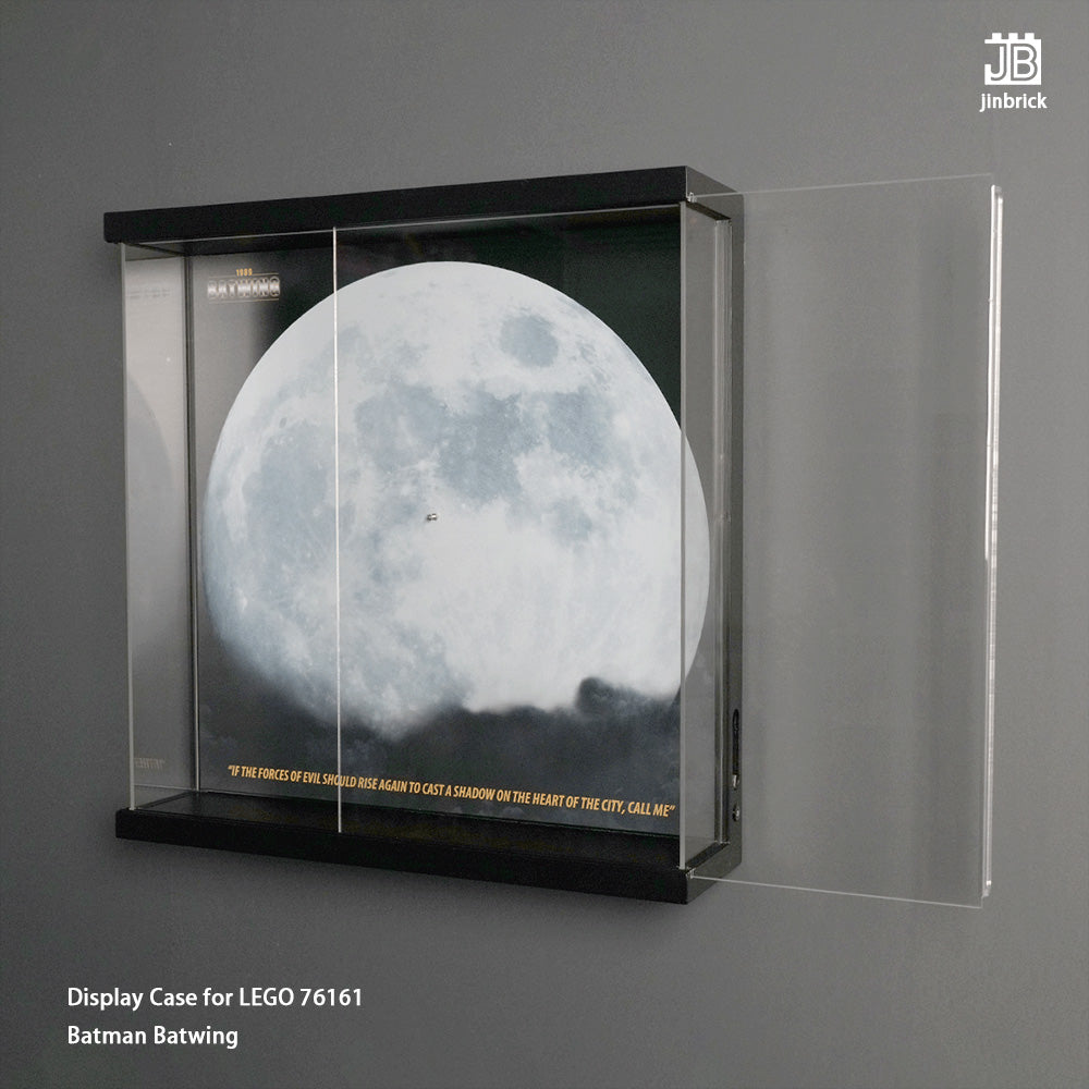 【Premium】Lighting Display Case for LEGO 76161 Batman Batwing