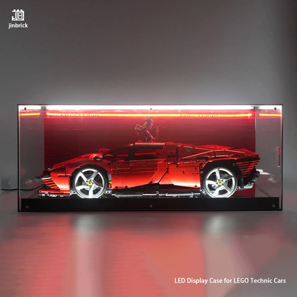 【Premium】LED Display Case for LEGO TECHNIC Cars