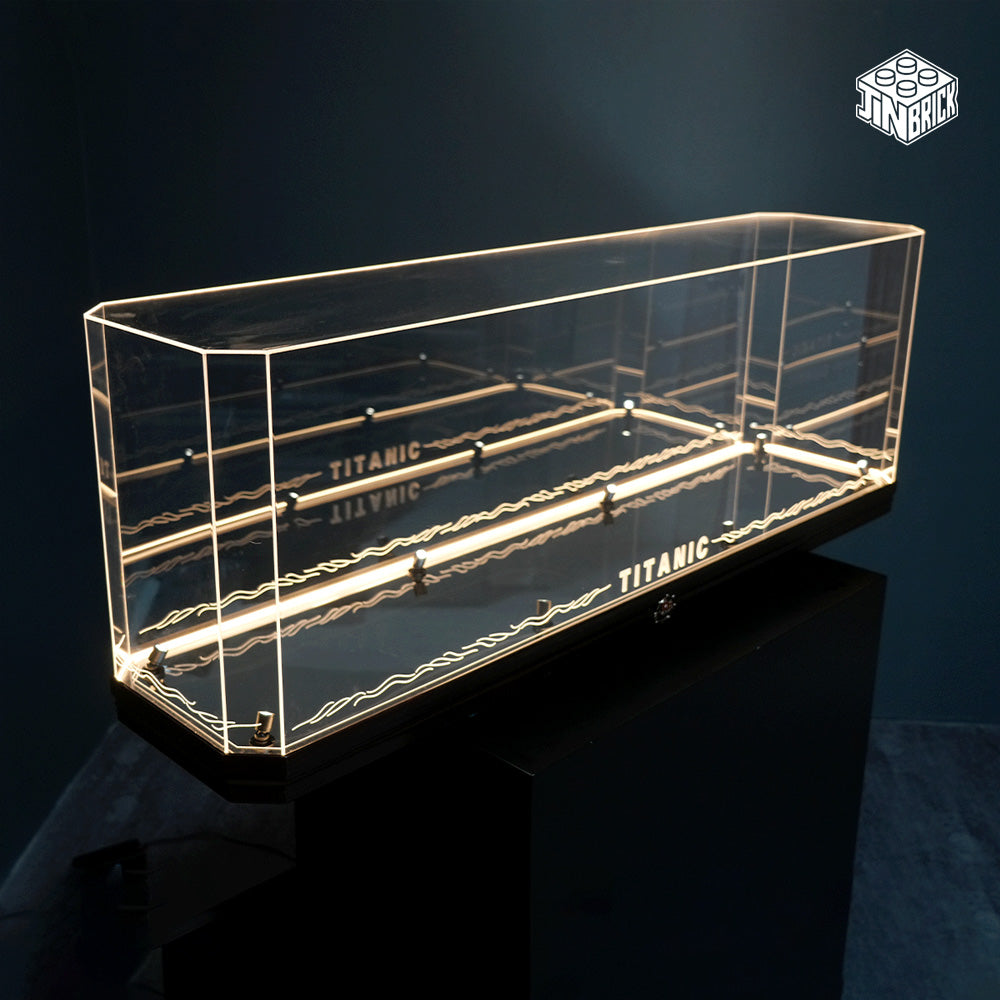 【Premium】LED Display Case for LEGO® 10294 Titanic