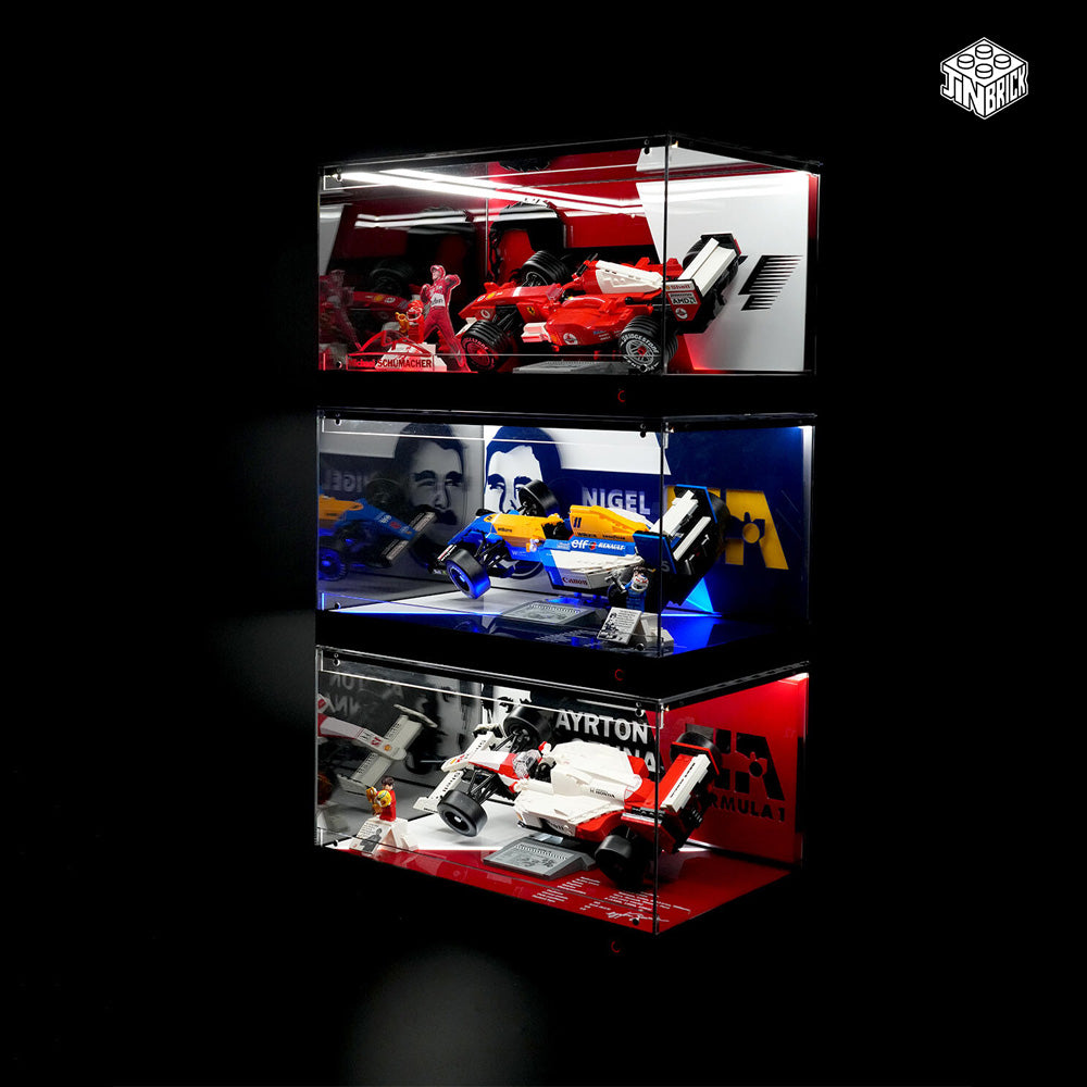 【Premium】LED Display Case for LEGO® Icons F1