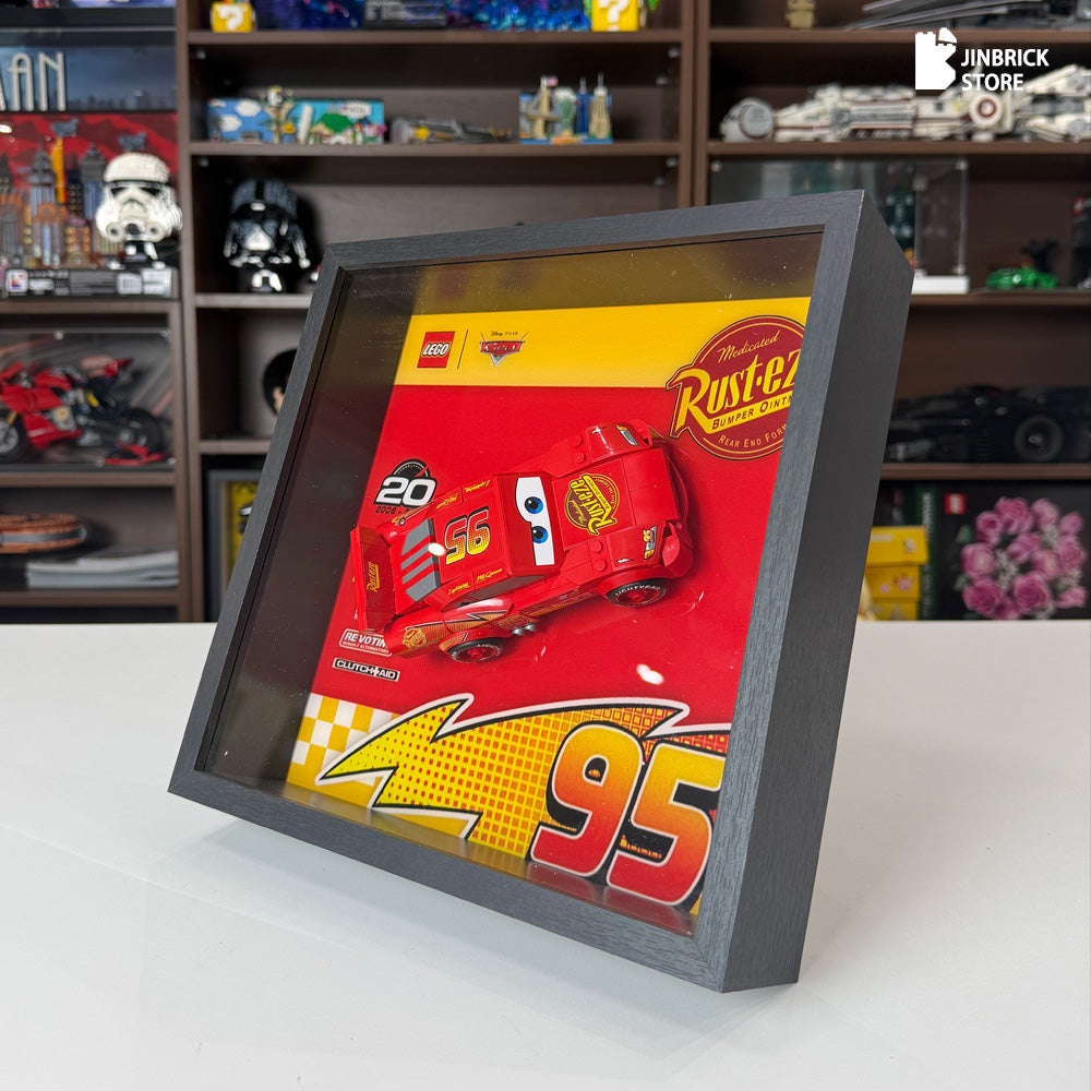 Display Case For Lego Speed Champions 77255 Lighting McQueen