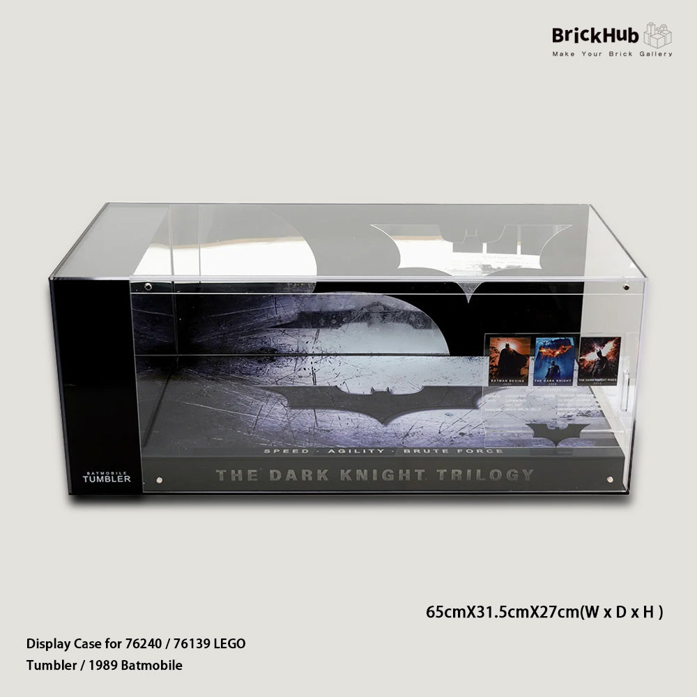 Display Case For LEGO® Batmobile Tumbler / 1989 Batmobile (76139 / 76240 )