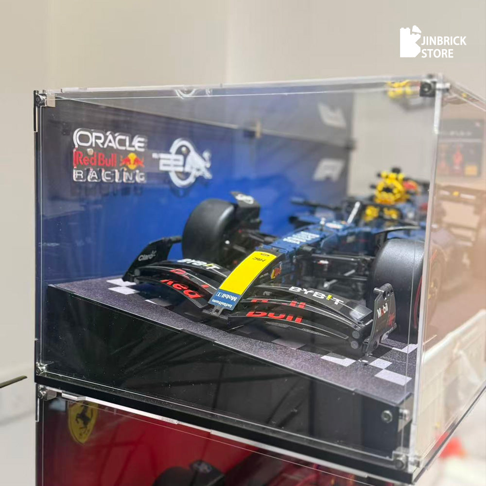 【Premium】Acrylic Display Case for Lego TECHNIC 42206 Oracle Red Bull Racing RB20 F1 Car