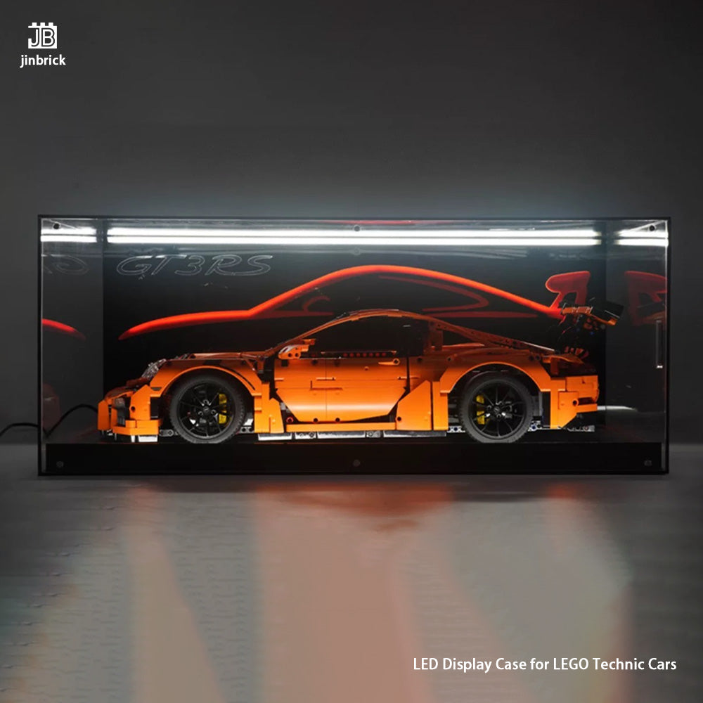 【Premium】LED Display Case for LEGO TECHNIC Cars