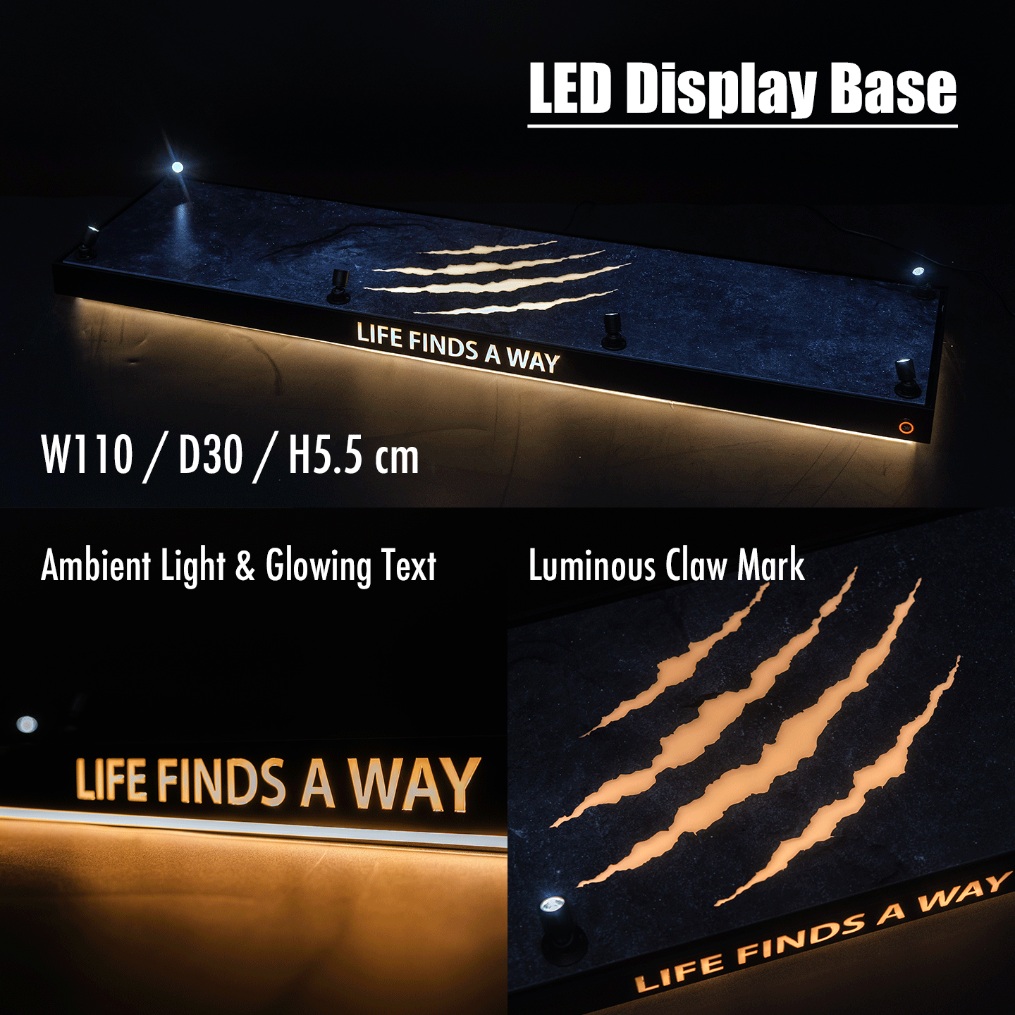 【Premium】Display Case for LEGO 76968 Dinosaur Fossils: T. rex