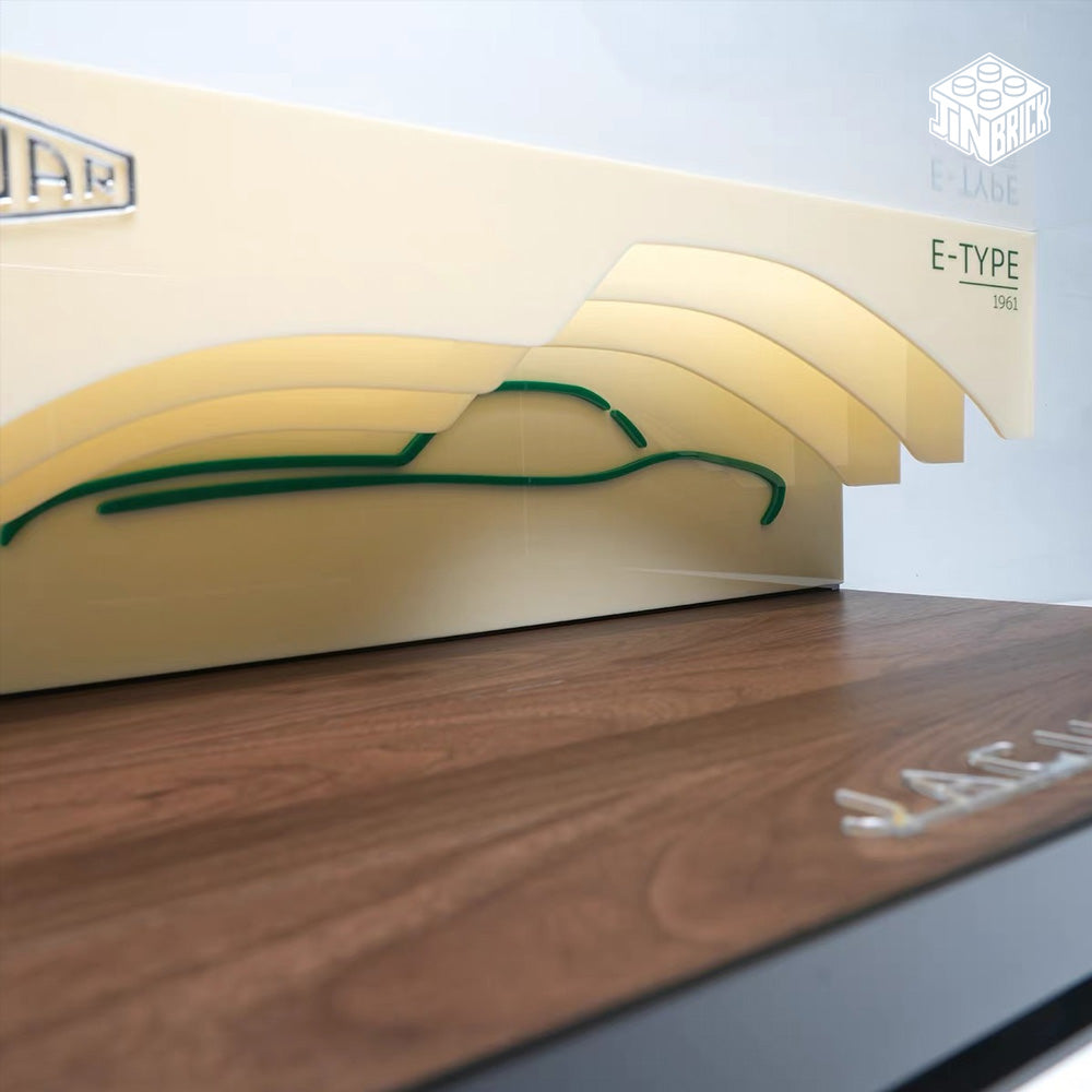 【Premium】Display Case for LEGO 11381 Jaguar E-Type