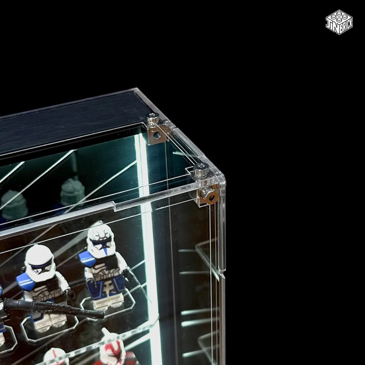 Wall mounted Display Case for LEGO Batman & Marvel & StarWars Minifigures
